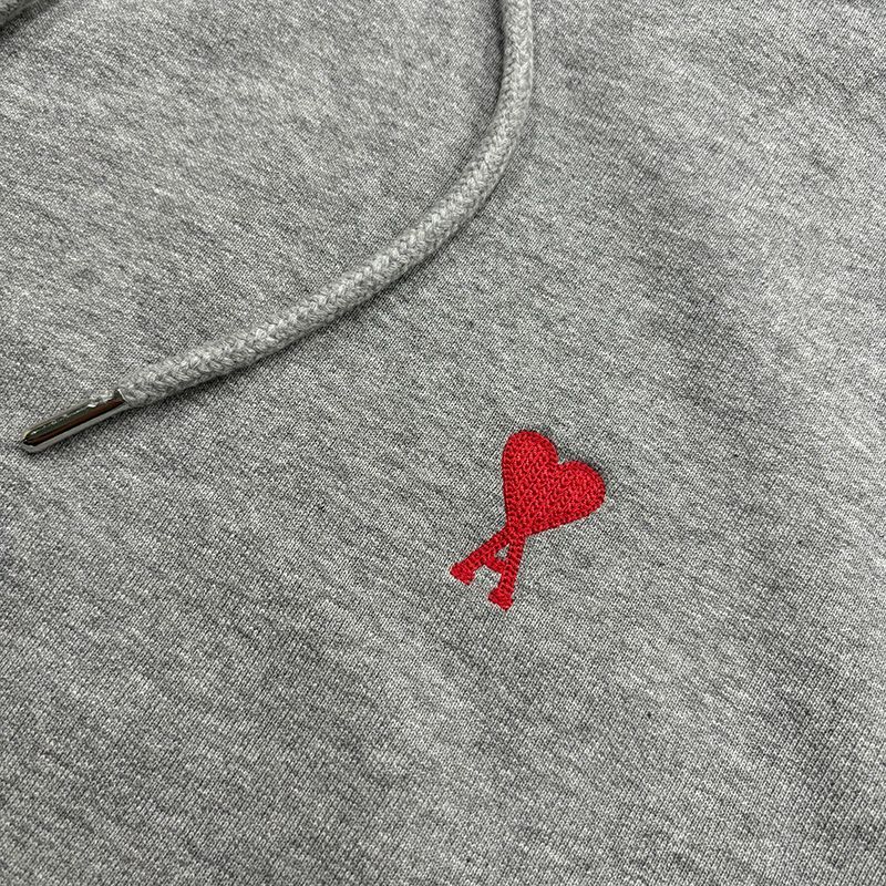 ami ハリ アミ ト クル ロコ 刺繍 フティ USW203730M 001 ☆2024秋冬入荷☆ AMI PARIS アミ パリス BFUSW200 パーカー