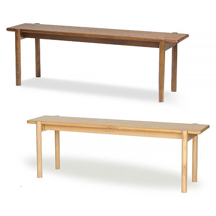 アンドラ 丸脚ベンチ 135cm オーク 椅子 おしゃれ 北欧 デザイナーズ 家具 ベンチ HW-ANDORA135 お取り寄せ