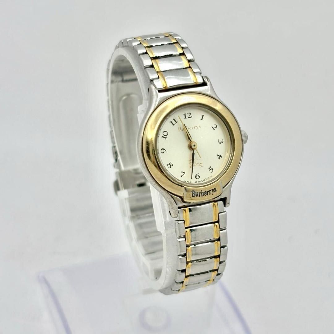 新品電池】Burberrys バーバリー レディース 腕時計 コンビ - メルカリ