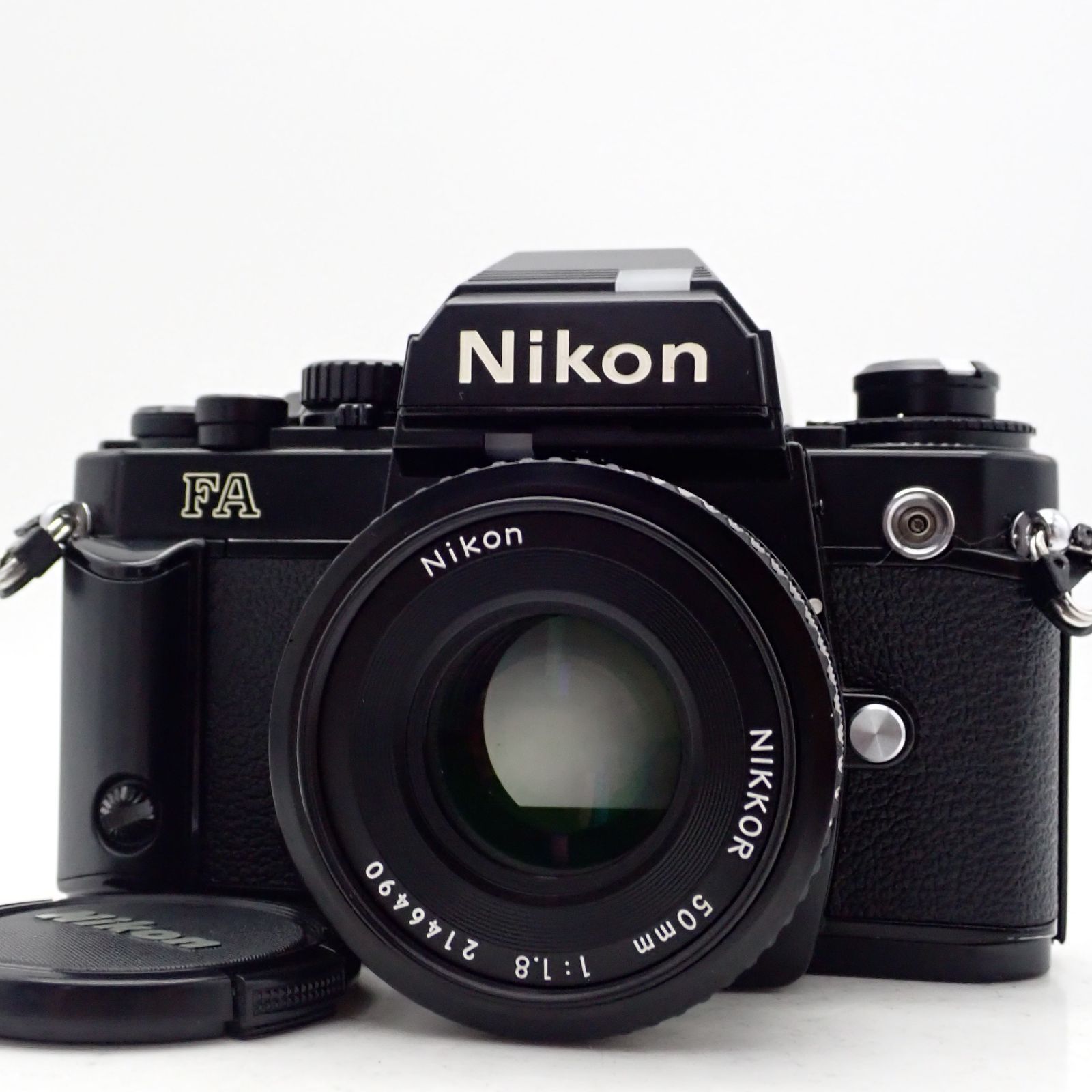 Nikon FA ブラック 一眼レフフィルムカメラ AE マルチニコン Ais Nikkor 50mm f1.8 標準 単焦点 パンケーキレンズ 2146490