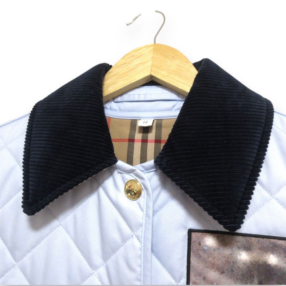 美品 BURBERRY バーバリー 裏地ノバチェック モンタージュプリント 金