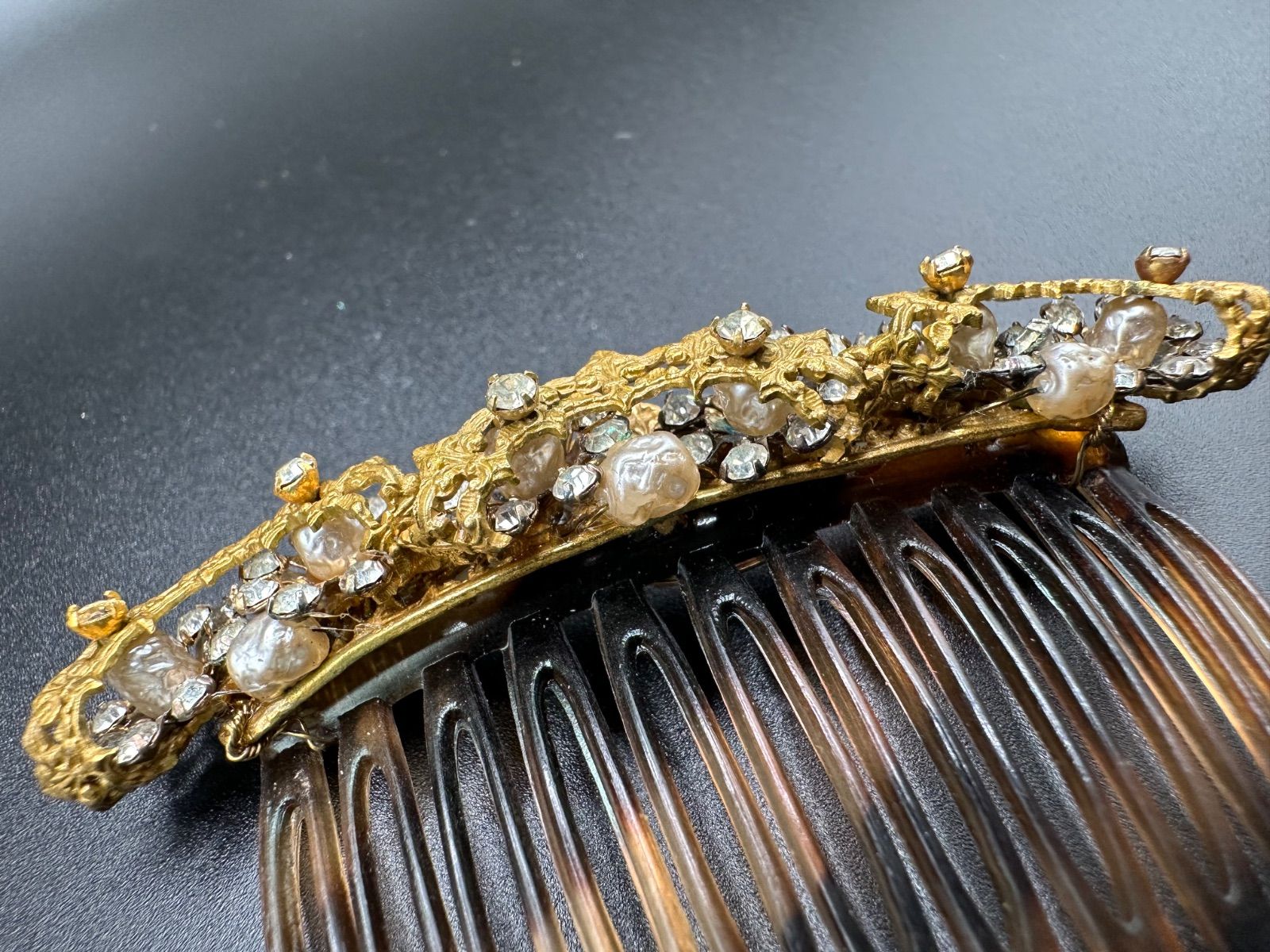 ミリアムハスケル　シェルのヘアコーム　極美品　ヴィンテージ ミリアムハスケルシェルのヘアコーム極美品ヴィンテージ