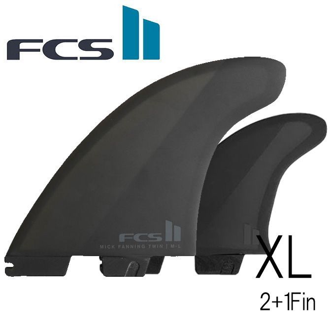 Fcs2 ミック ファニング パフォーマンスコア エアコア 2+1 モデル XLサイズ ツインスタビ FCS Fin MF PerformanceCore AirCore Twin+1 BK