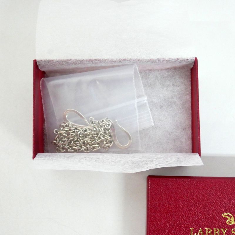 LARRY SMITH シルバー ネックレス 箱付き LARRY SMITH シルバー ネックレス 箱付き（SILVER CHAIN (M