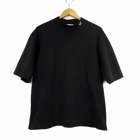 サイズ：M PACIFIC GOLF CLUB　パシフィック ゴルフクラブ  モックネック 半袖Tシャツ  ブラック系 [240101438876] ゴルフウェア レディース ストスト サイズ：M PACIFIC GOLF CLUB パシフィック ゴルフクラブ モック