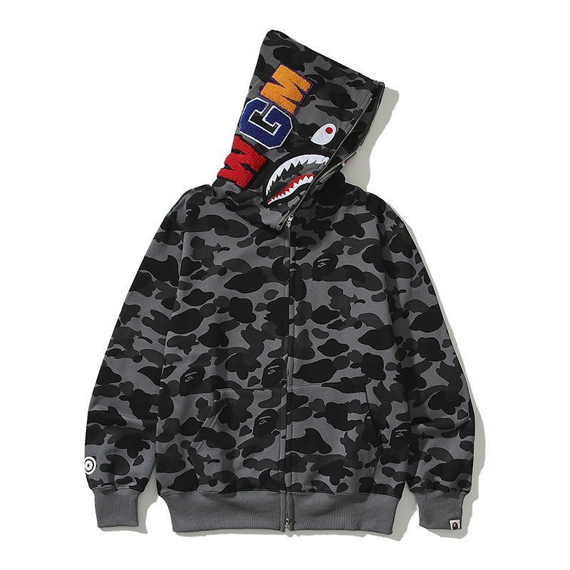新品 未使用 A BATHING APE エイプ シャーク パーカー 7カラー選択 裹 