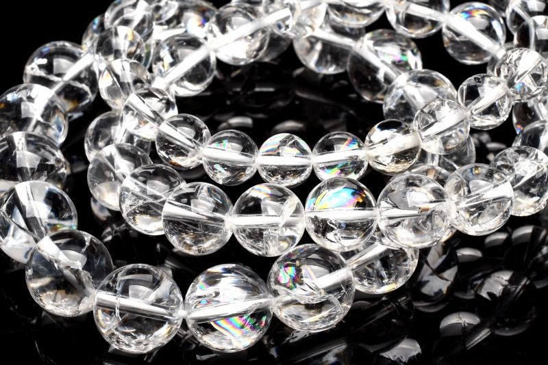 虹入り アイリスクォーツ 8mm ブレスレット 1個売り パワーストーン