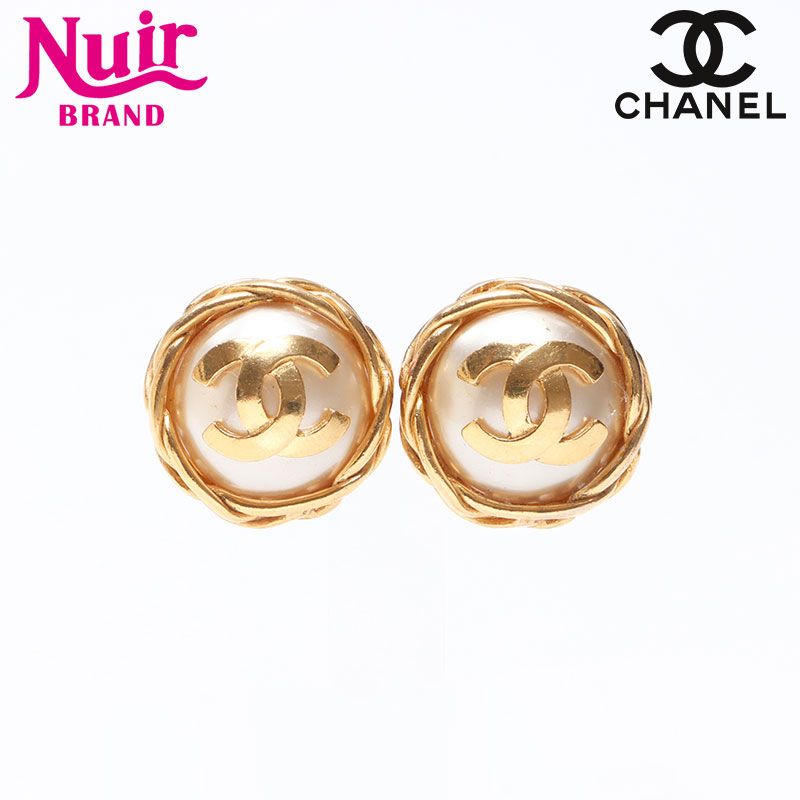 CHANEL シャネル イヤリング ココマーク ラウンド 95P 1995