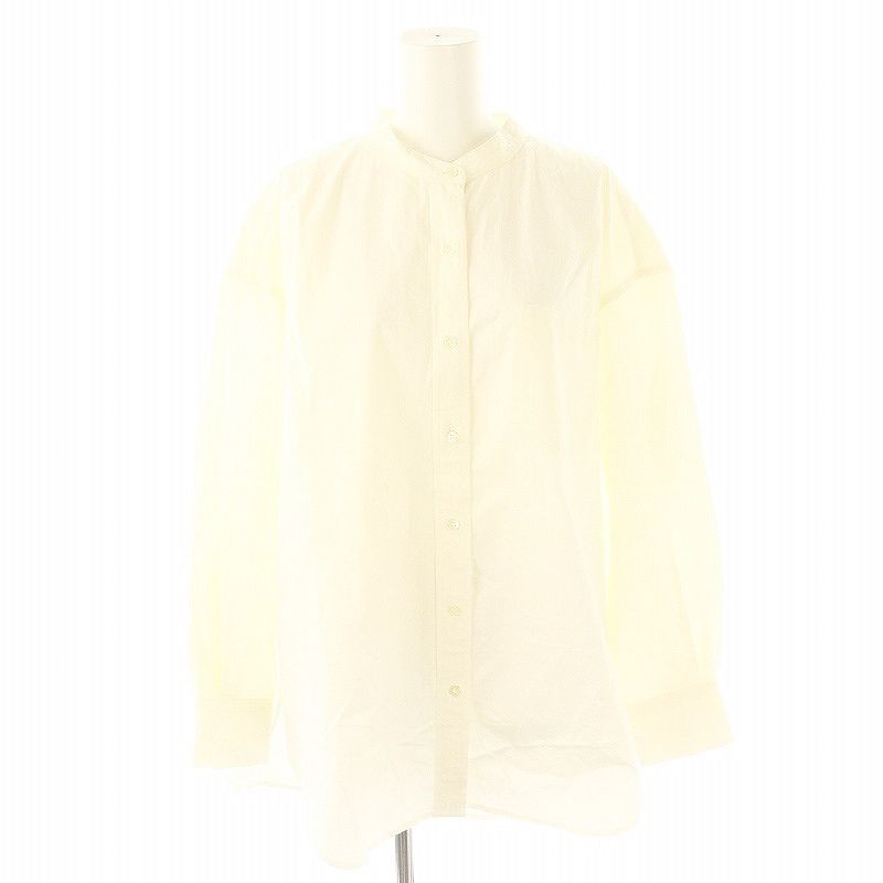 HÉLIOPÔLE エリオポール 38 シャツ ジャケット コットンウール 白 the Editor SHIRT (WHITE COTTON)｜HELIOPOLE｜HÉLIOPÔLE