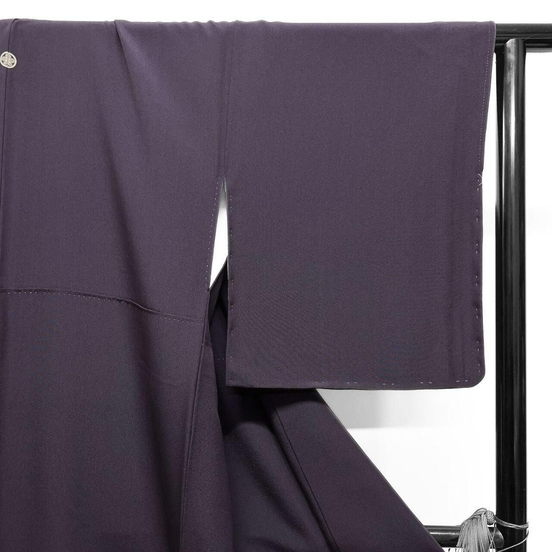 未着用一つ紋ハーブ染丹後ちりめん色無地着物023a p