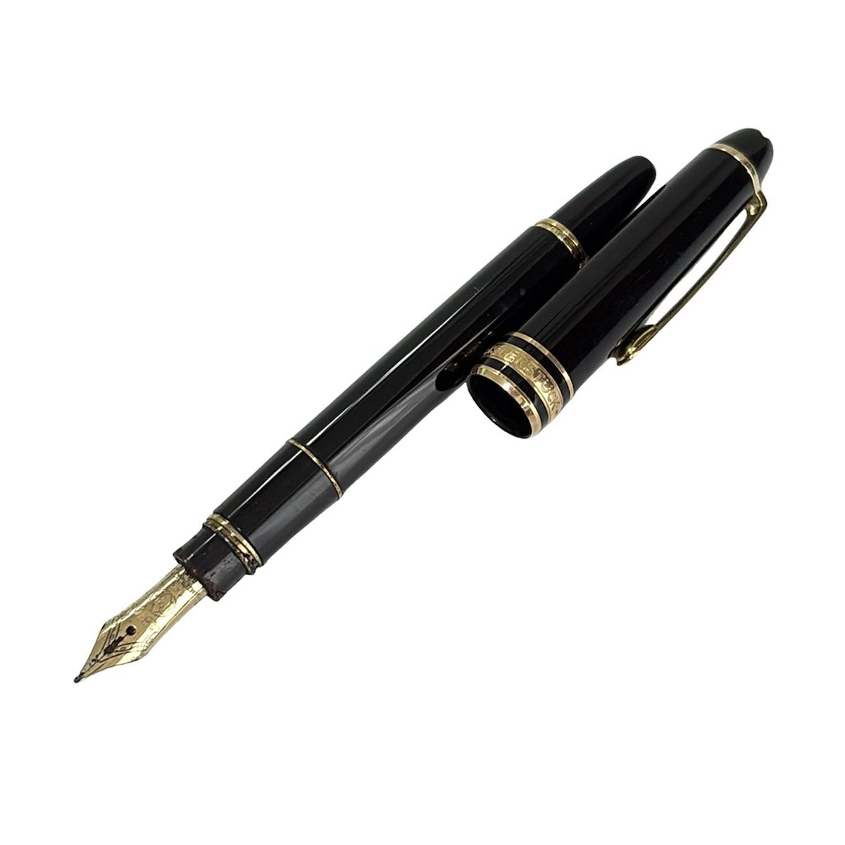MONTBLANC モンブラン 万年筆 スターウォーカー 黒×ゴールド インクなし