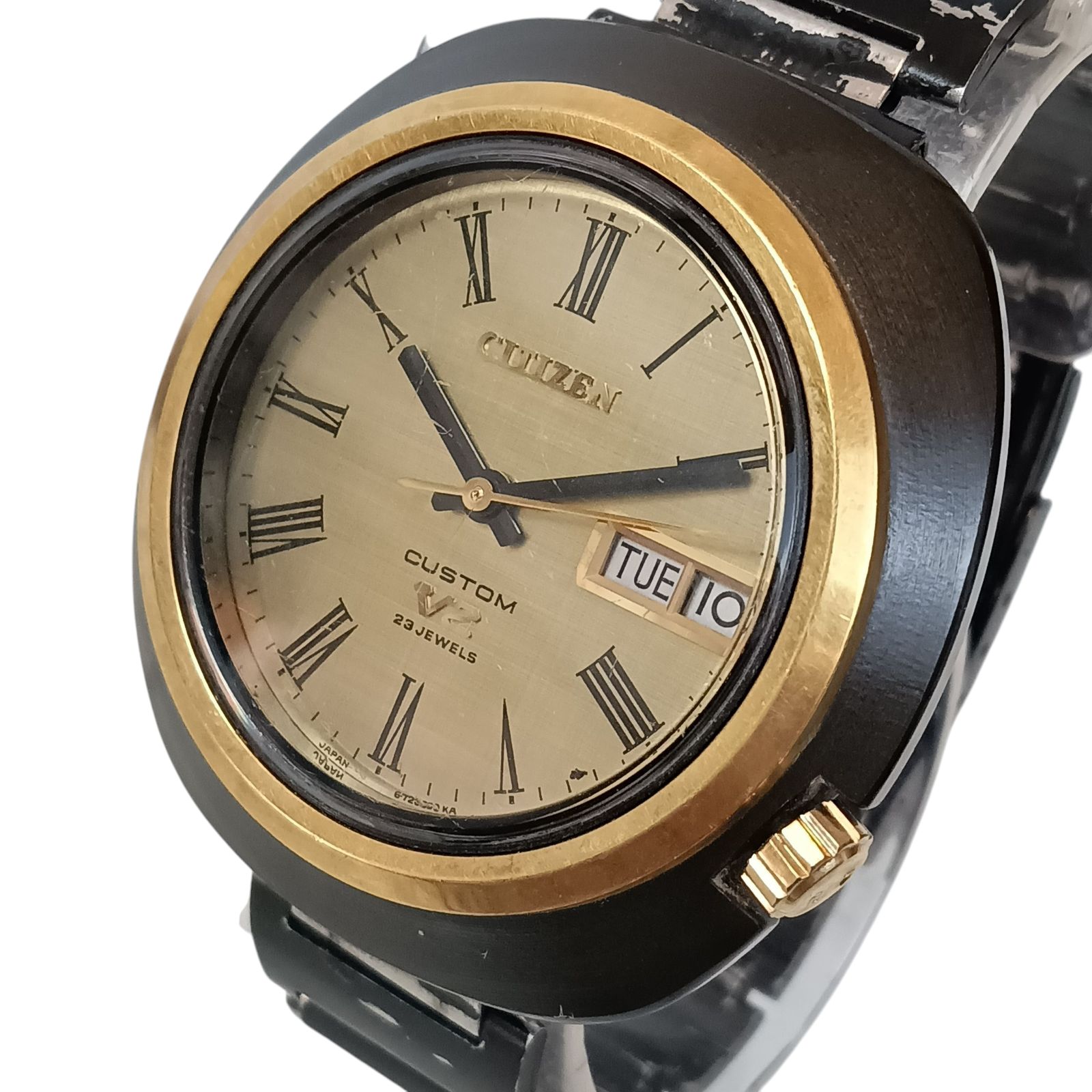 稼働 良品】806-3 CITIZEN CUSTOM V2 シチズン カスタム 4-721730 