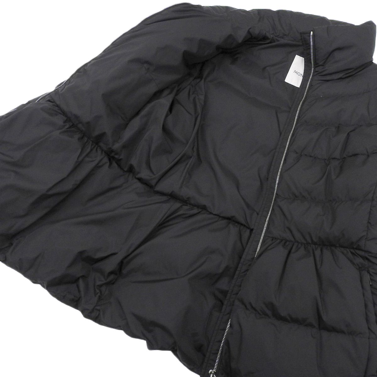 モンクレール GUERY GIBBOTTO ダウンジャケット 1A000 76 539YH レディース ブラック MONCLER【中古】  【アパレル・小物】