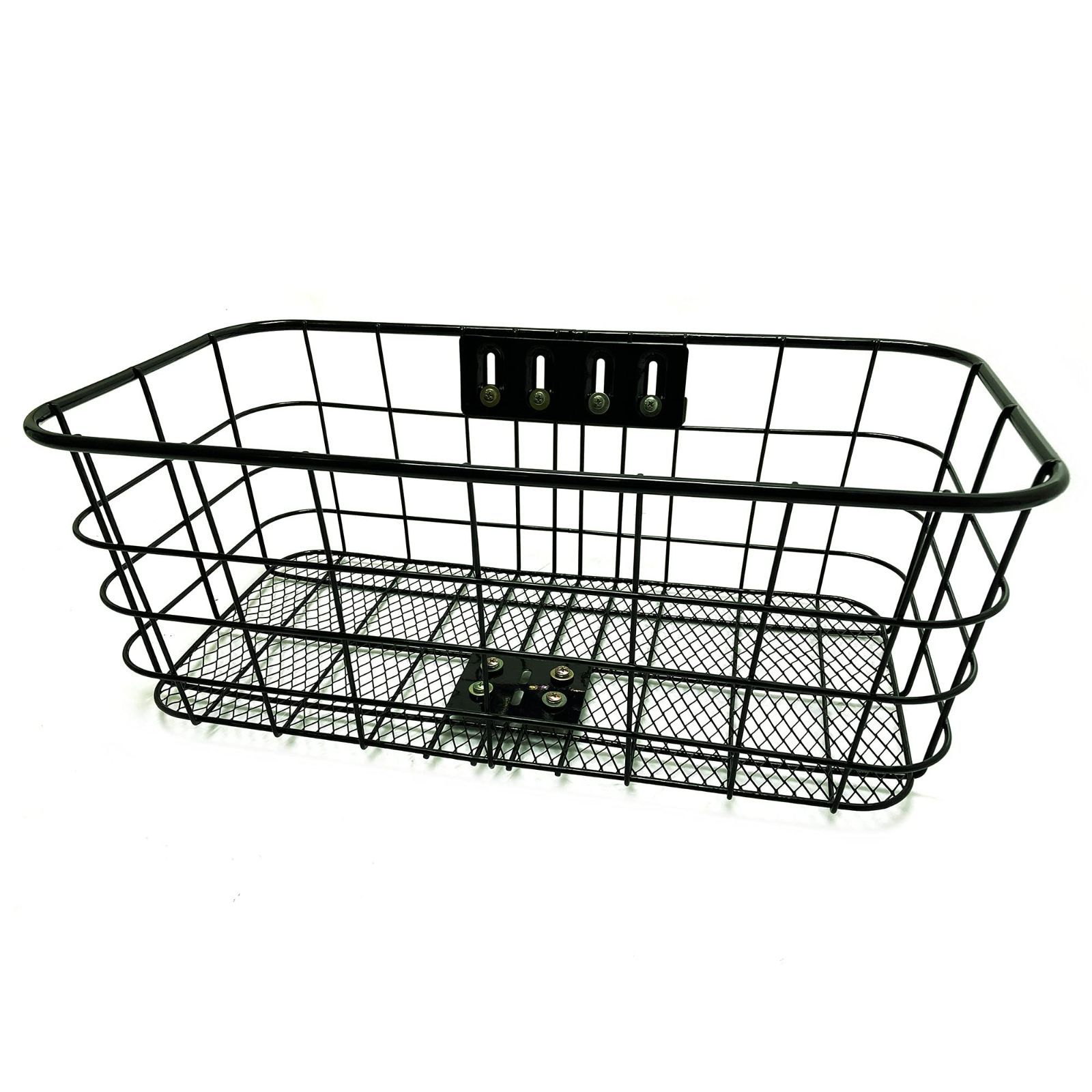 人気商品自転車 カゴ 横ワイド前バスケット 48384