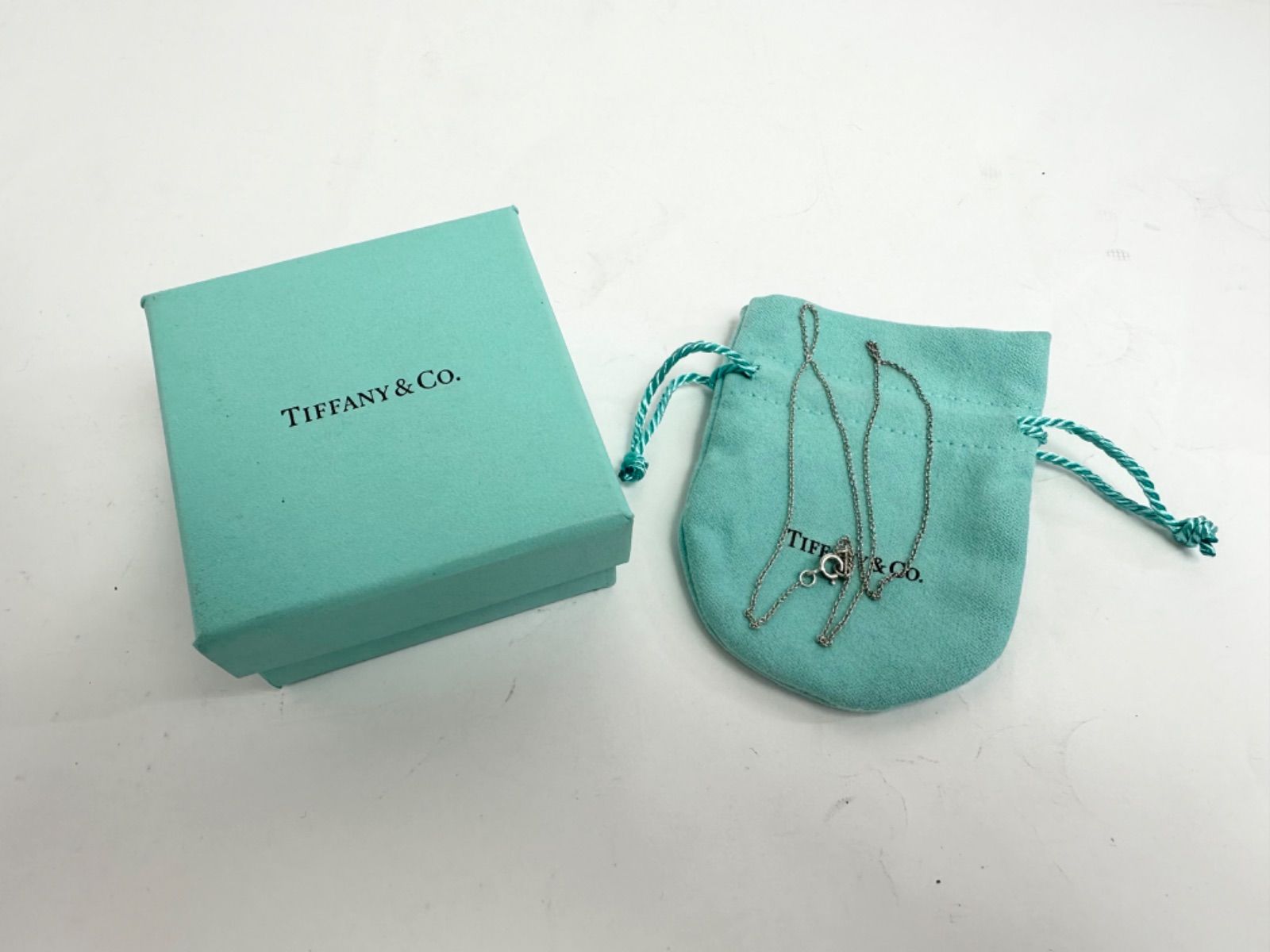 SA4【中古品】Tiffany&Co ティファニー ネックレスチェーン シルバー 925