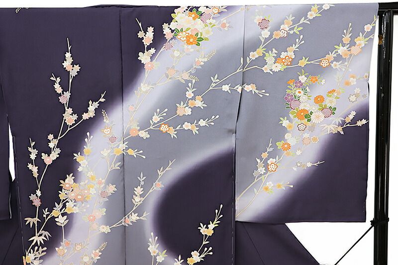 訪問着52正絹　仮絵羽 楽天市場】訪問着 未仕立て 正絹 仮絵羽 日本製 吉澤の友禅 京友禅 薄