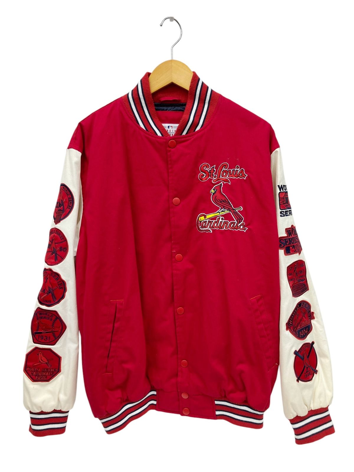 メンズ セントルイス・カージナルス スタジアムジャケット レッド