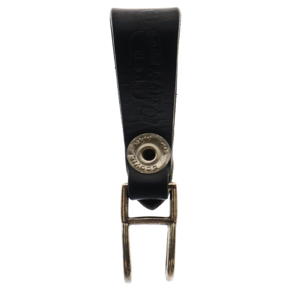 CHROME HEARTS クロムハーツ BELT LOOP スターボールボタンレザーベルトループ シルバー|ブラック