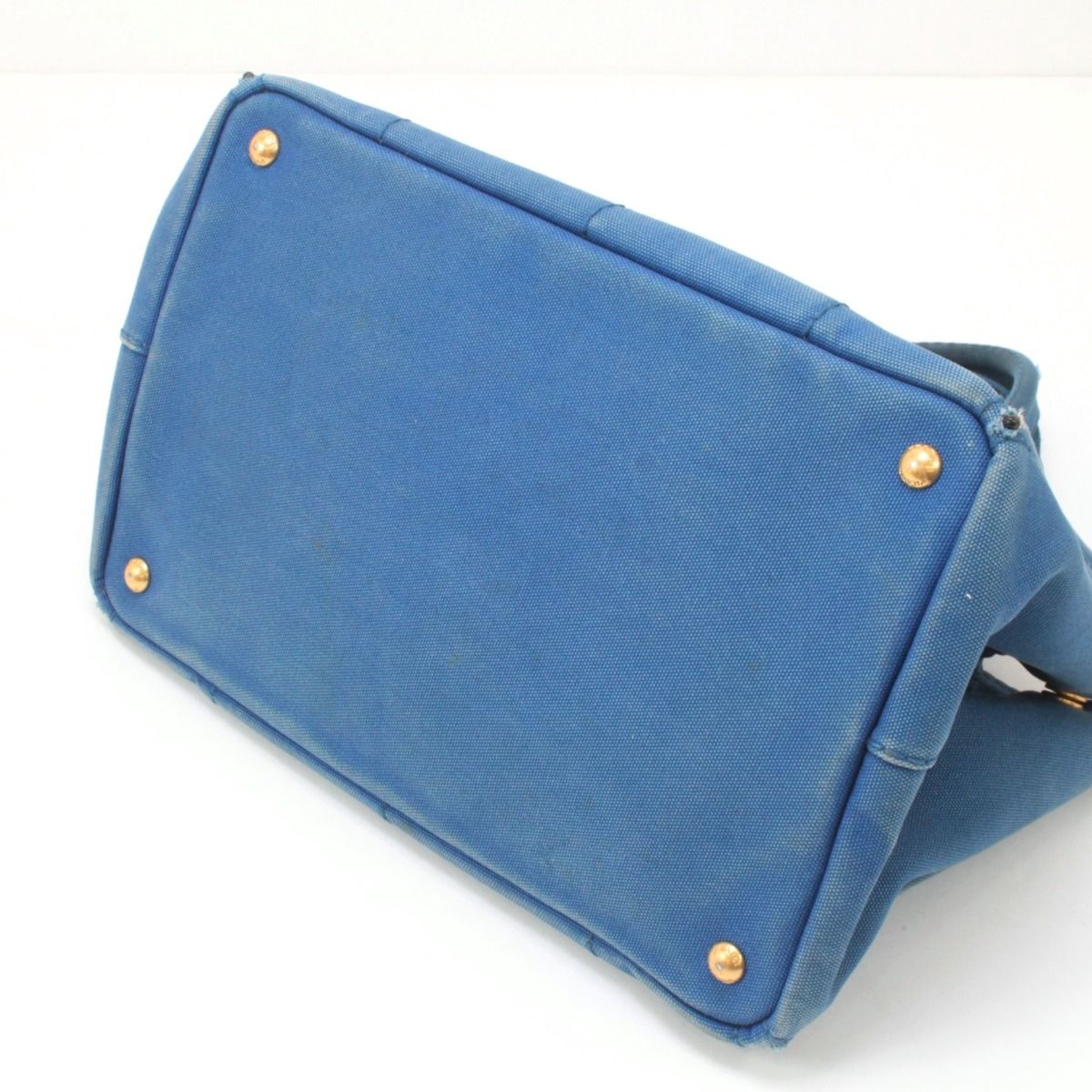 美品✨ PRADA プラダ カナパ M ハンドバッグ キャンバス ブルー 楽天市場】【バッグ】PRADA プラダ CANAPA カナパトート トート