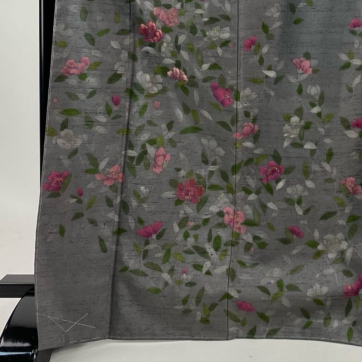 SPADACINI スパダチーニ 花柄シルク切替ニット カーディガン