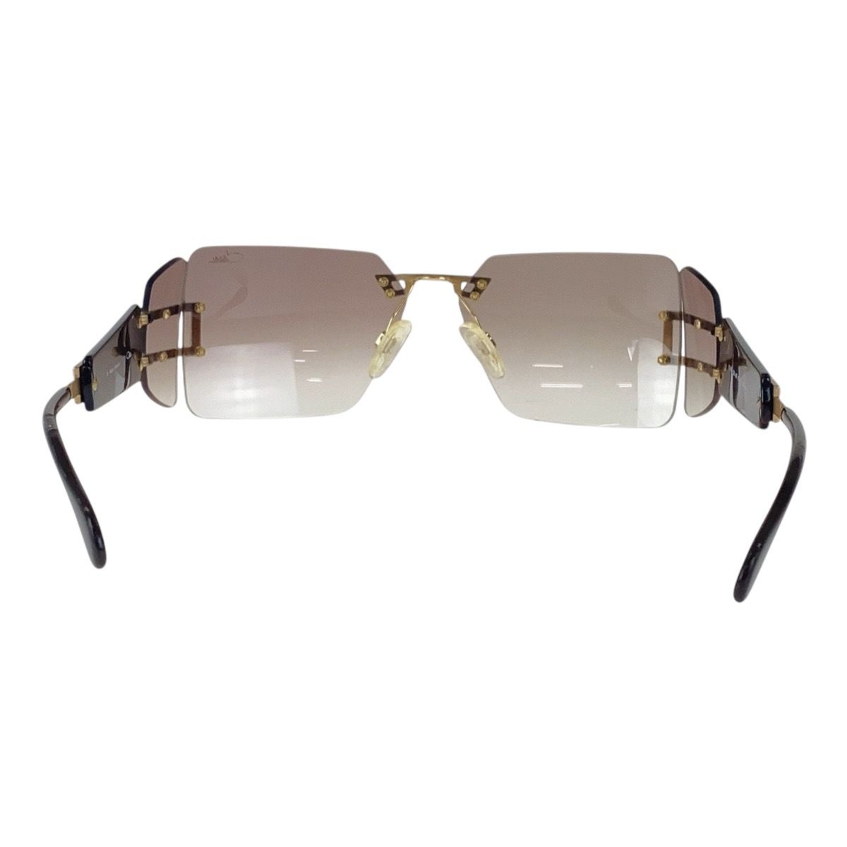 美品 CAZAL カザール ブラウン ゴールド金具 メタル/プラスチック 57  