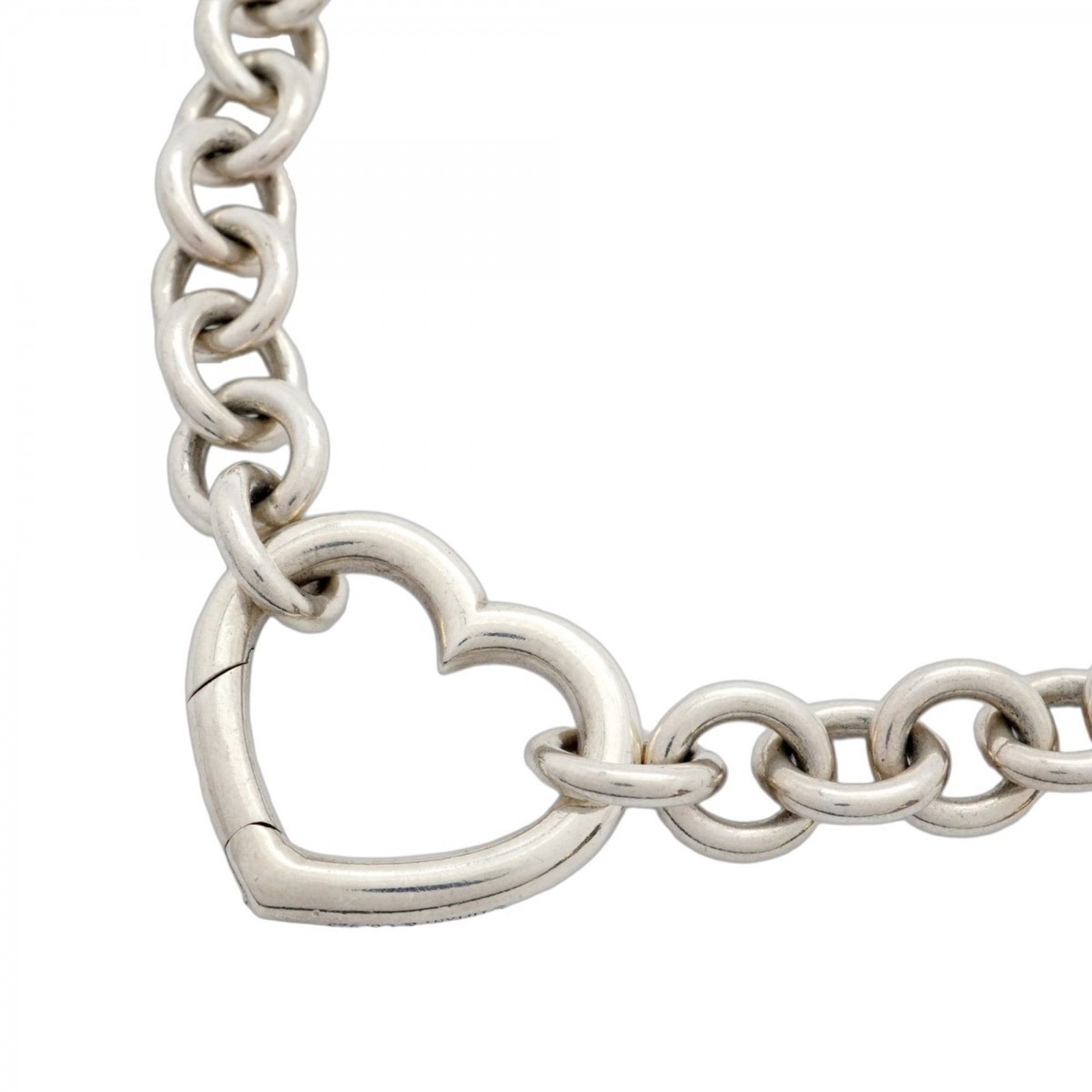 ティファニー Tiffany ティファニー ネックレス ラウンドリンク ハート シルバー925レディース