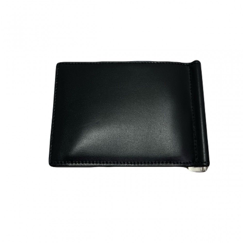 サンローラン マネークリップ カサンドラ ブラック シルバー金具