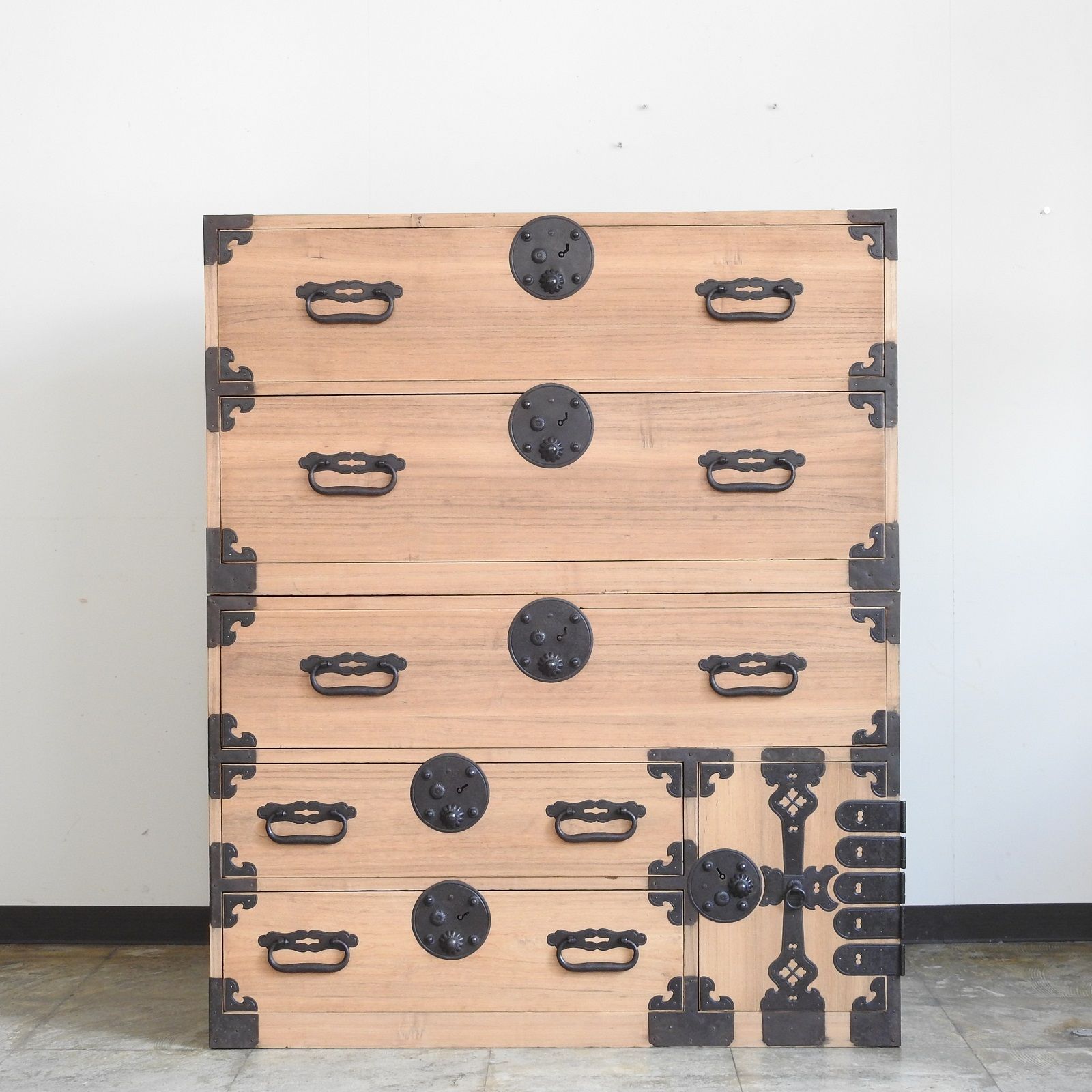 古家具 総桐 時代箪笥 整理箪笥 桐箪笥 和箪笥 カウンター 什器 【公式