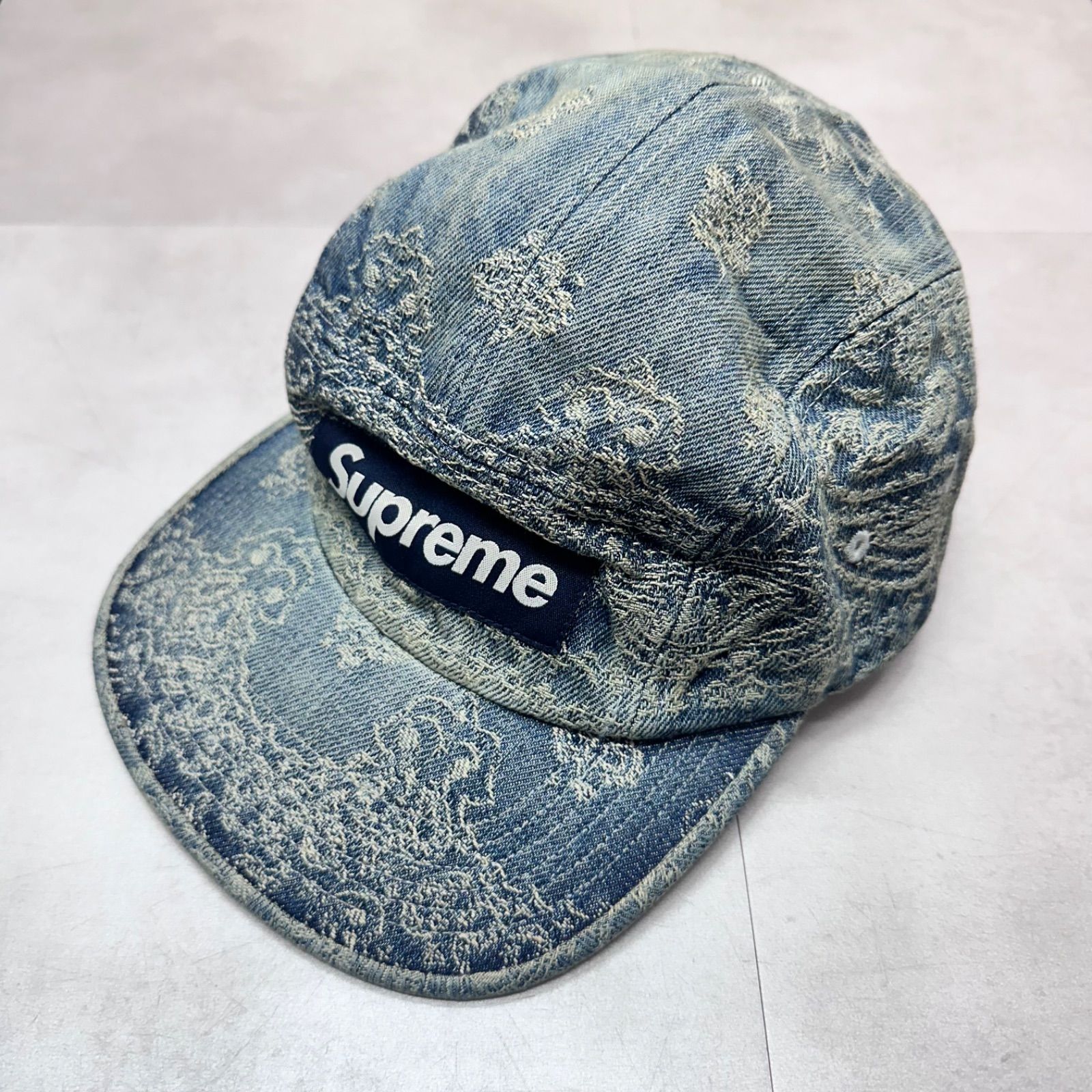 未使用品 国内正規 Supreme 25SS Bandana Jacquard Denim Camp