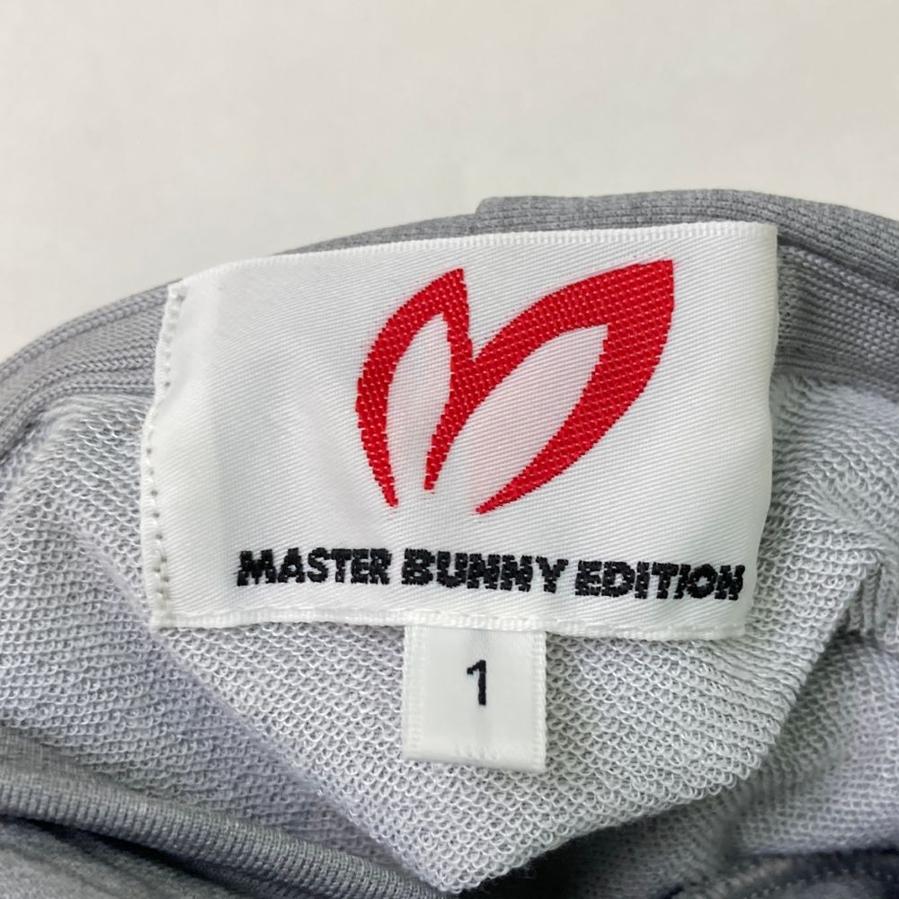 MASTER BUNNY EDITION ロゴプリント パーカー グレー サイズ：1 MASTER BUNNY EDITION マスターバニーエディション