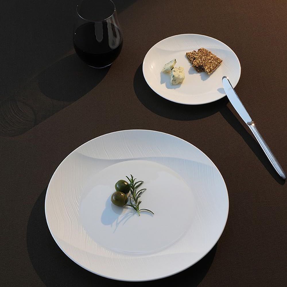 ナルミシルキーホワイトパン皿5枚 17cm ナルミ シルキーホワイト 17cm