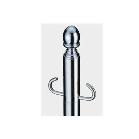 フロアパーティションポール クローム