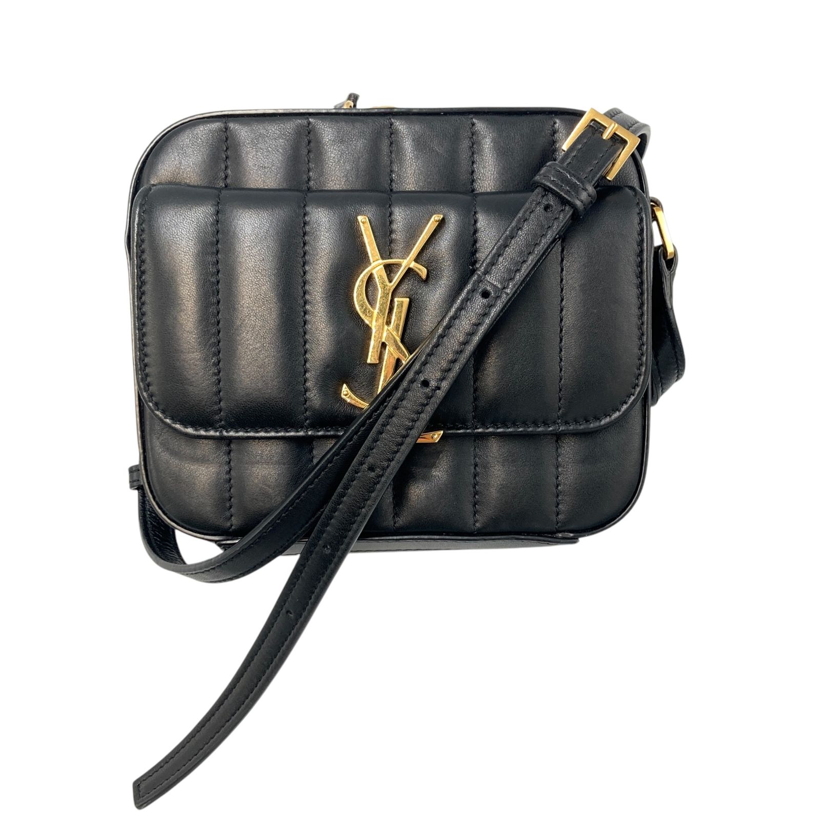真贋判定済】Yves saint laurent イヴサンローラン カメラバッグ
