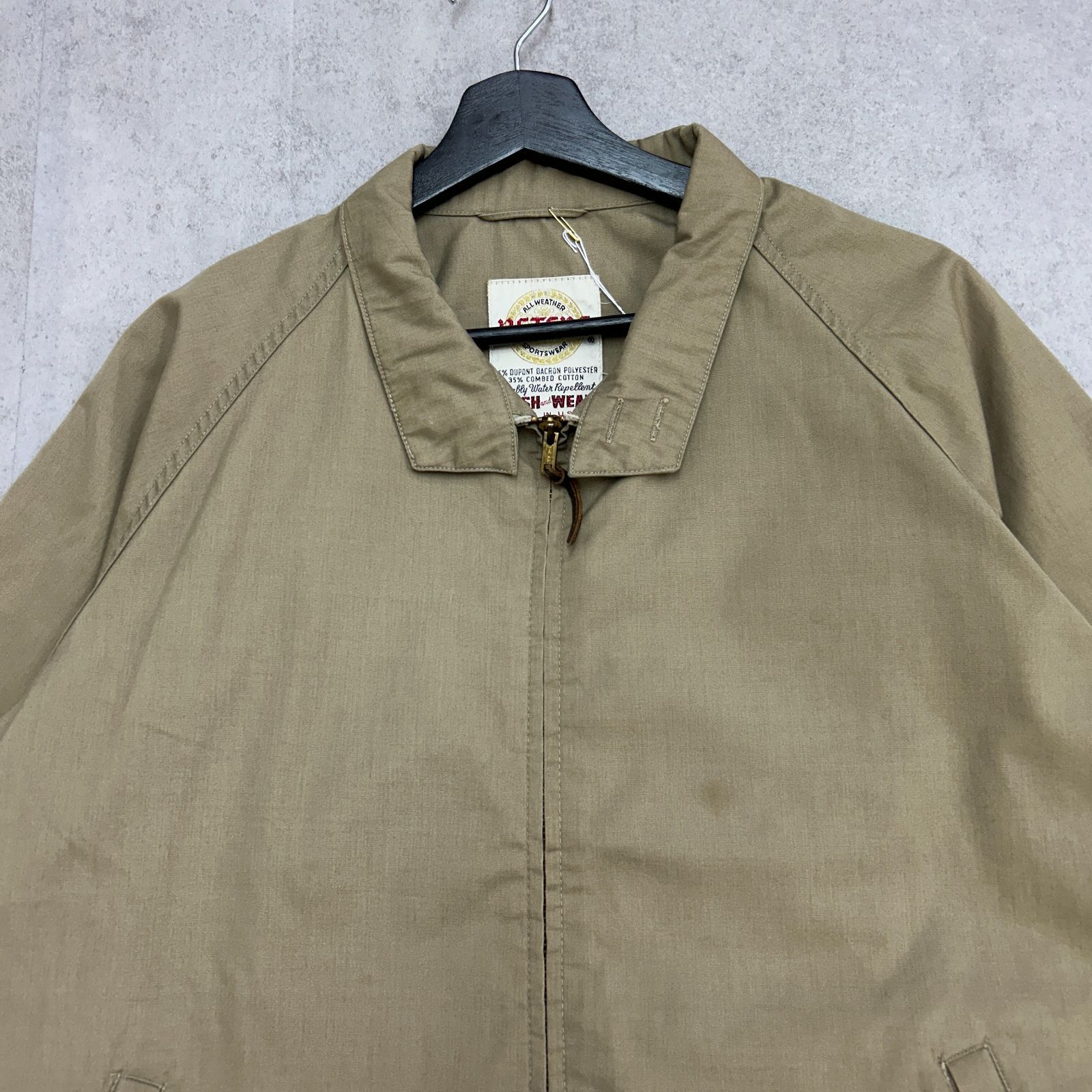 60s USA製 PETERS ピーターズ ハリントンジャケット スイングトップ