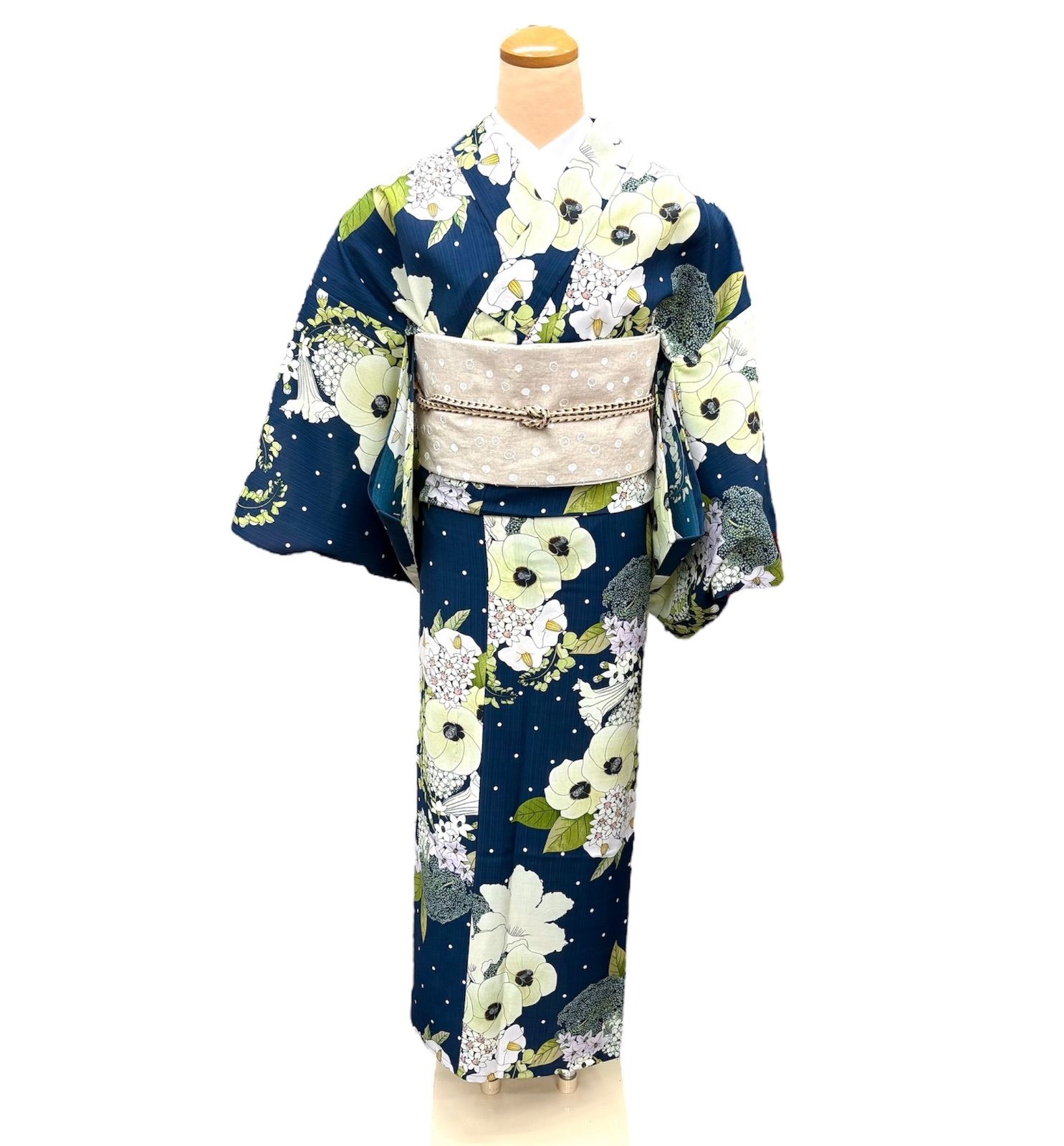 岡重☆梅尽くし☆セオα絽☆浴衣☆ふりふ 岡重☆梅尽くし ふりふ 浴衣