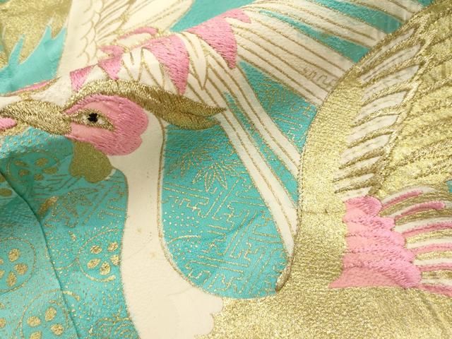 平和屋着物□豪華振袖 刺繍 鳳凰文 金彩 やまと誂製 正絹 逸品