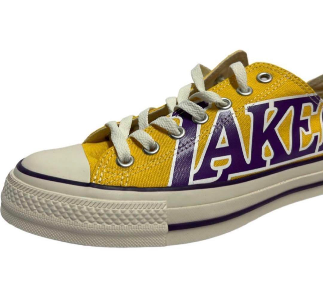 27cm新品希少CONVERSE NBA公式 LAKERS 送料込み