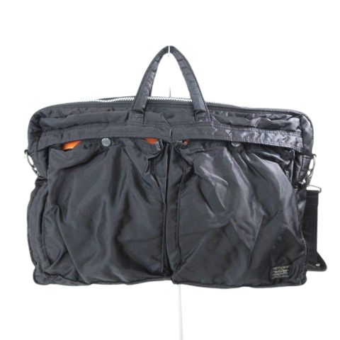ポーター PORTER 美品 タンカー ブリーフケース 2WAY A4サイズ カバン ブラック IBO60