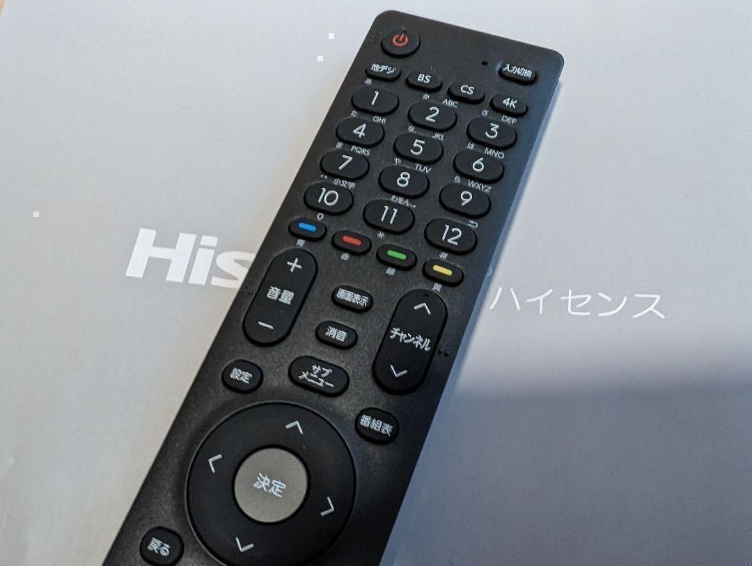 新品 Hisense ハイセンス 純正テレビリモコン EN3B40H - メルカリ