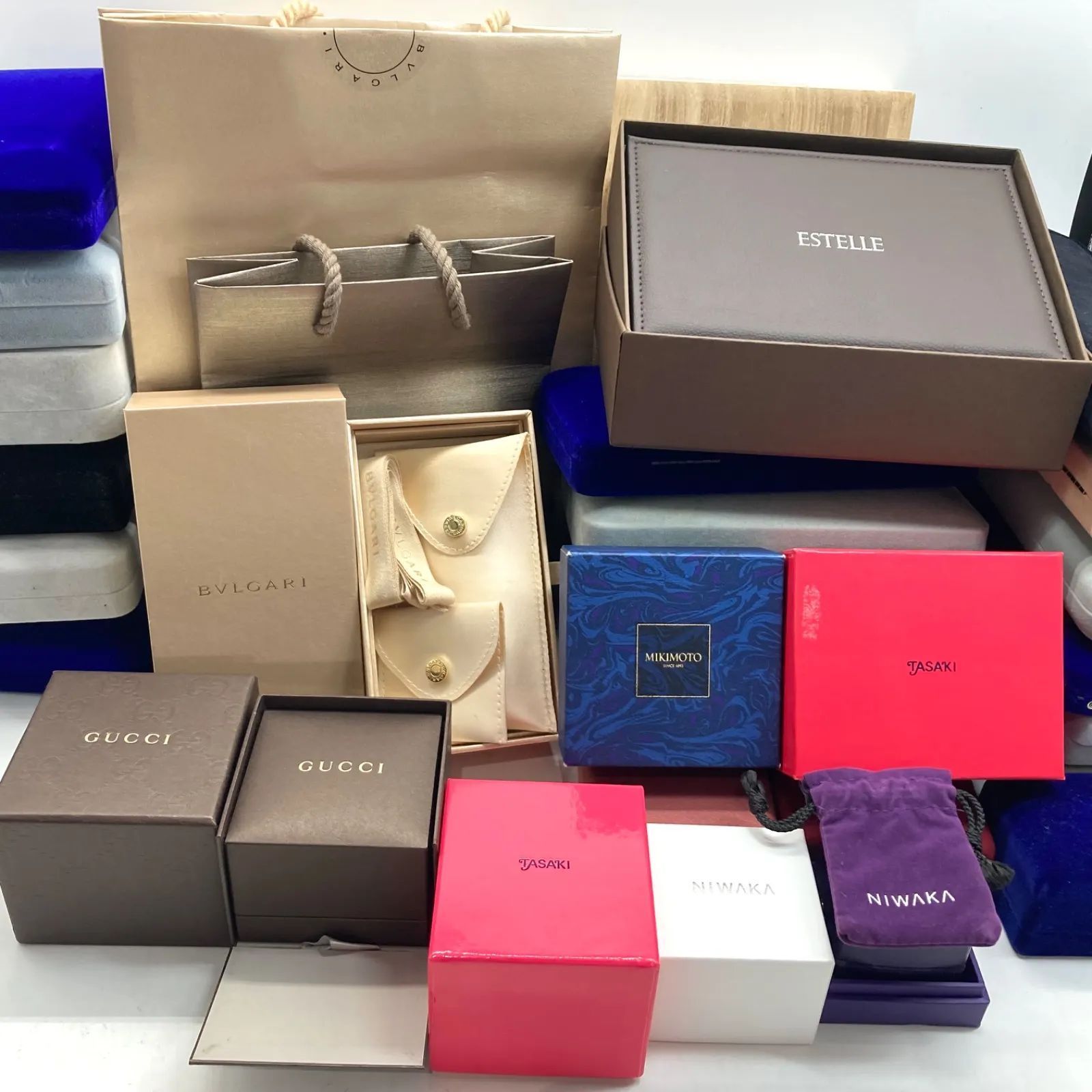 TASAKI 空箱　まとめ売り　指輪　真珠　パール　ネックレス　ケース　セット TASAKI 空箱 まとめ売り 指輪 真珠 パール ネックレス ケース