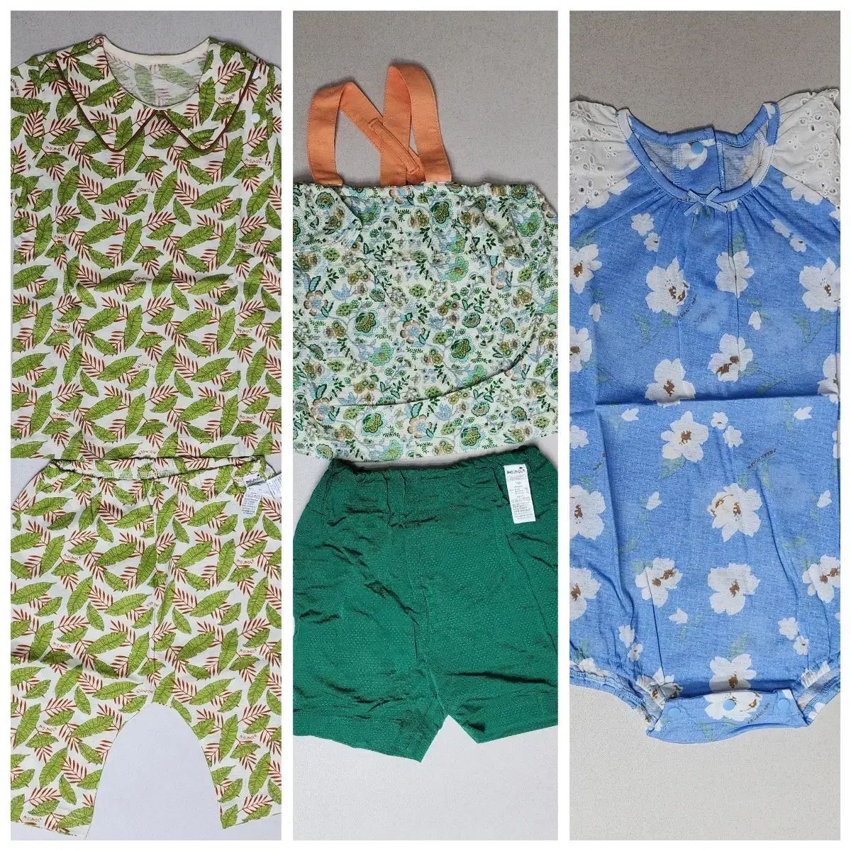 (新品) オーガニック ママ 幼児 夏 上下セット セットアップ