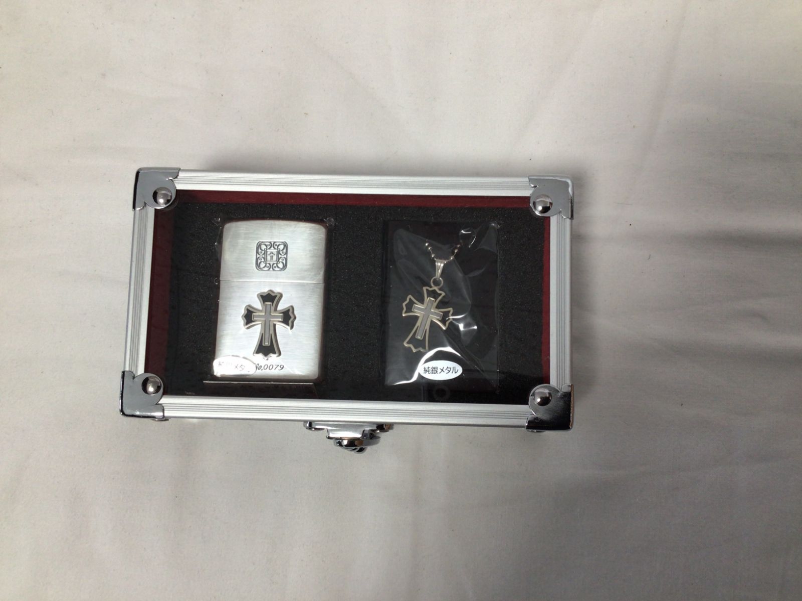 ZIPPO ジッポー 純銀研ぎ出し加工 2個セット 軍人 帽子 アメリカ