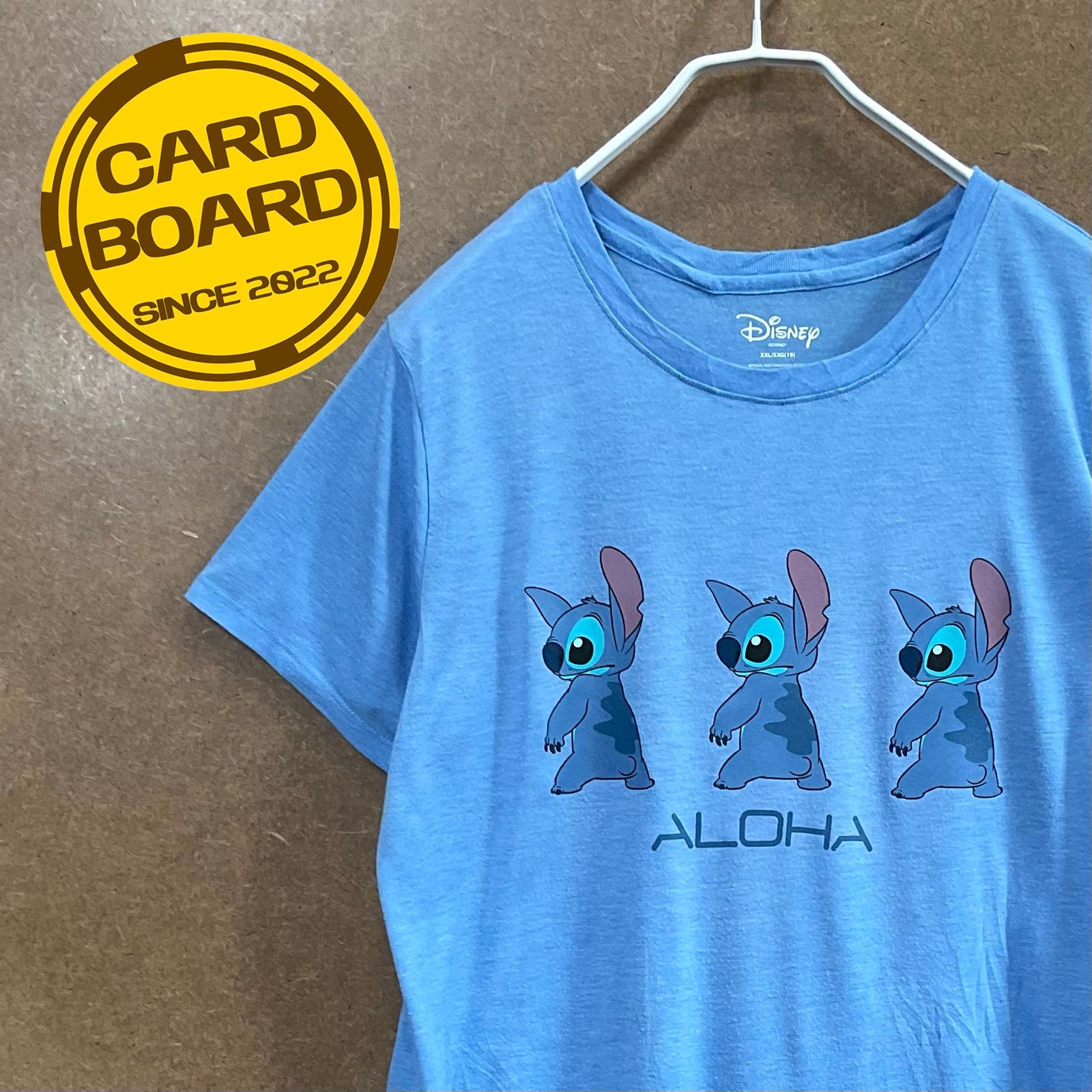 情熱セール Disney STITCH 2XL 水色 裏起毛 savingssafari.com