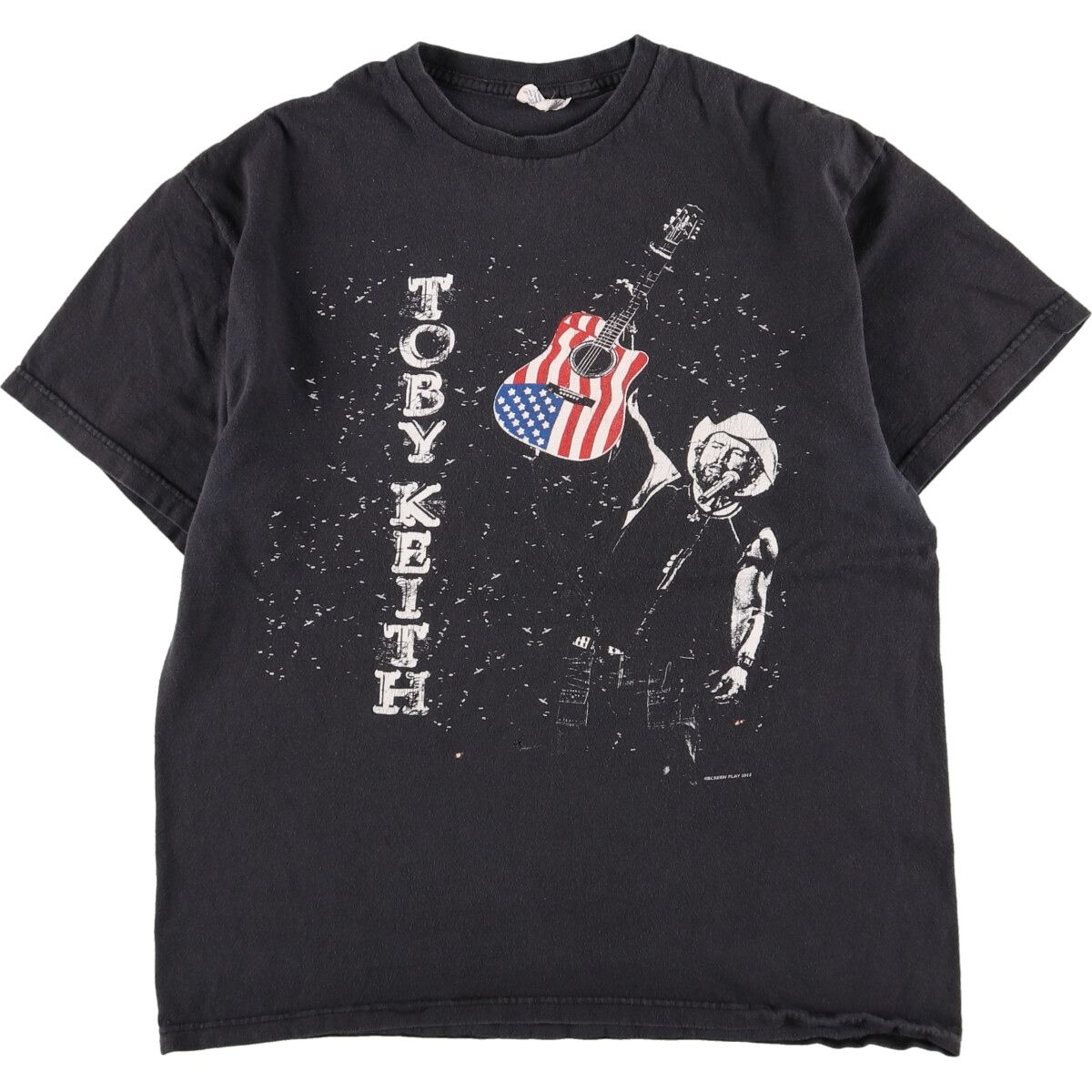 古着 デルタ DELTA TOBY KEITH トビーキース 両面プリント バンドTシャツ バンT USA製 メンズXL/eaa359910