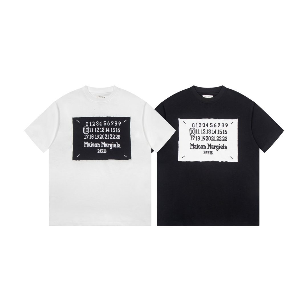 Madison Margiela メゾン マルジェラ 24年デジタルカレンダー刺繍半袖Tシャツ - メルカリ