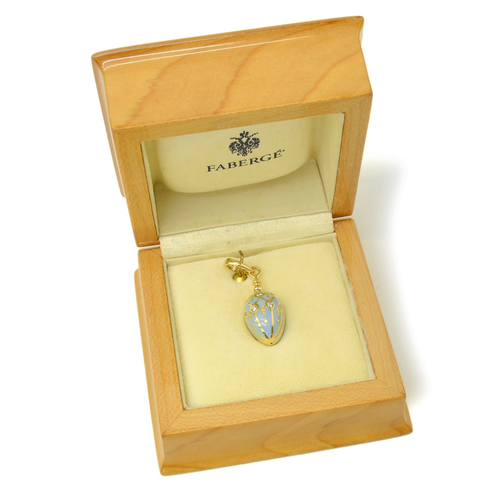 FABERGE ファベルジェ 18Kt イースターエッグ ダイヤ入り ペンダント 