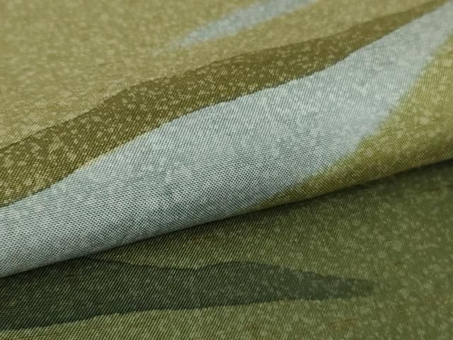 平和屋着物□極上 石川県指定無形文化財 牛首紬 訪問着 白山工房