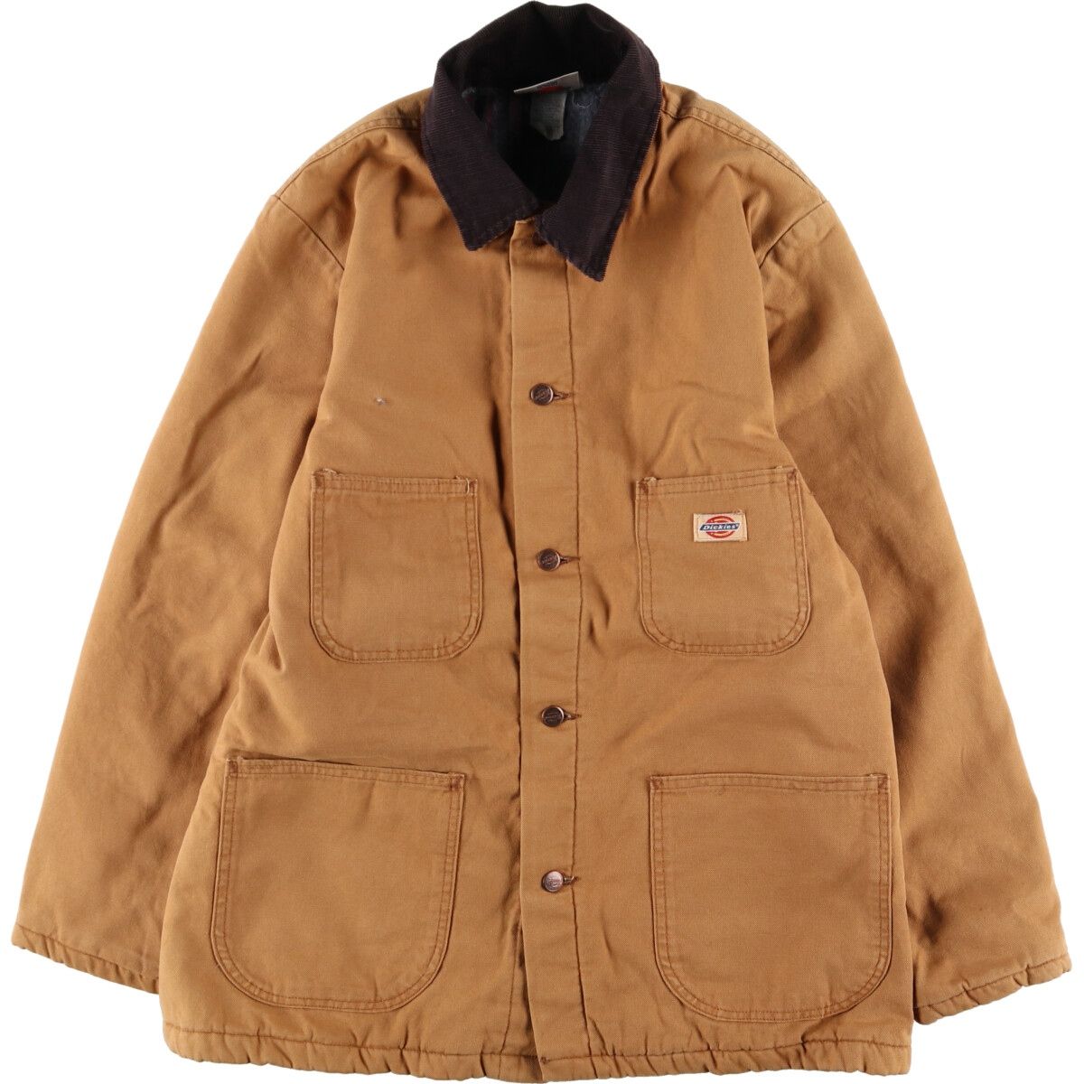 古着 90年代 ディッキーズ Dickies ダック地カバーオール USA製 メンズ