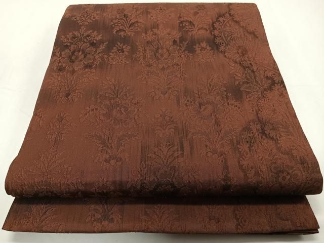 ◆みやがわ e156.上質 袋帯 西陣 渡文 纐纈 赤 エジプト 壁画風 カジュアル 新古品 仕立て上がり 纐纈 帯 渡文の通販