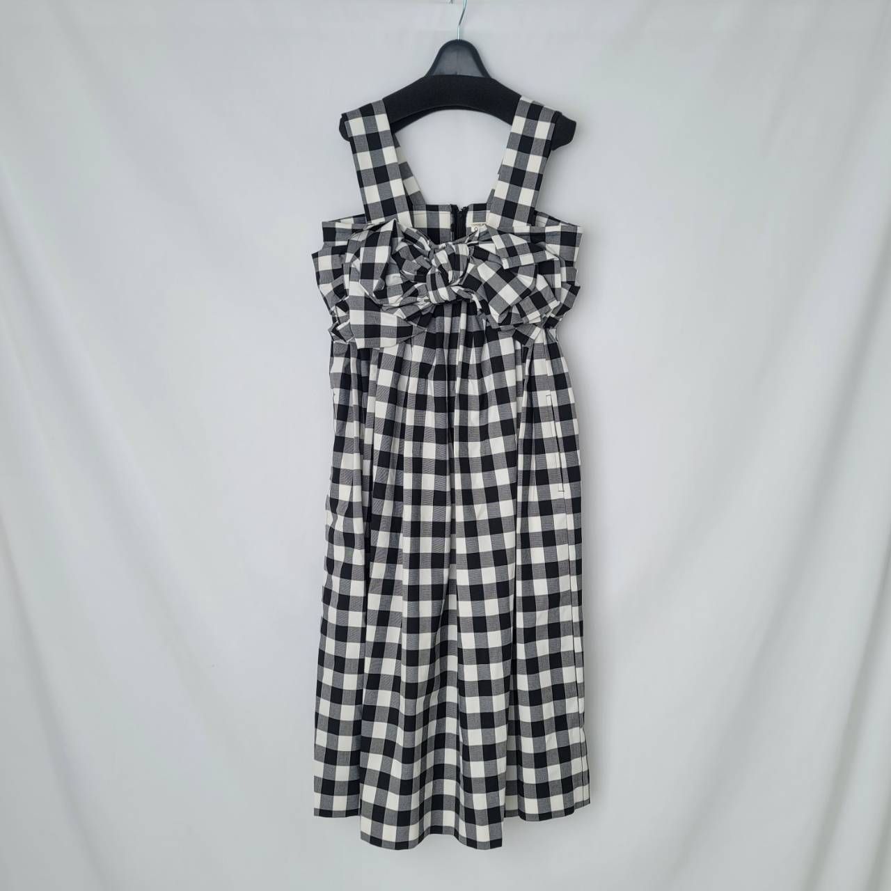 コムデギャルソン　ギンガムチェックワンピース COMME des GARCONS 22SS ギンガムチェックワンピース S ブルー